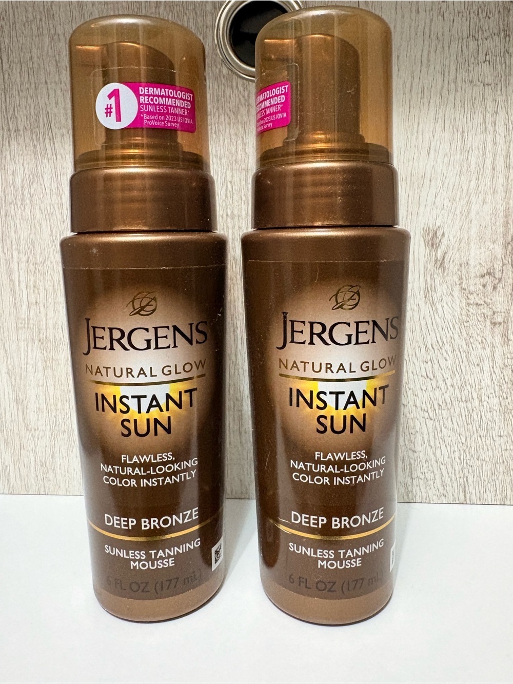 Jergens Natural Glow Instant Sun Sunless Tanning Mousse - Deep Bronze